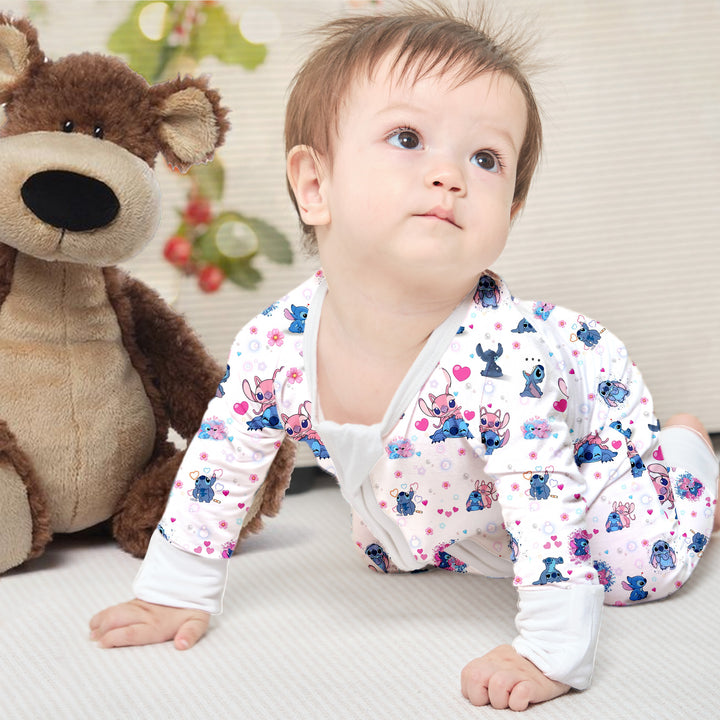 Lilo & Stitch Convertible Zippered Romper in Love