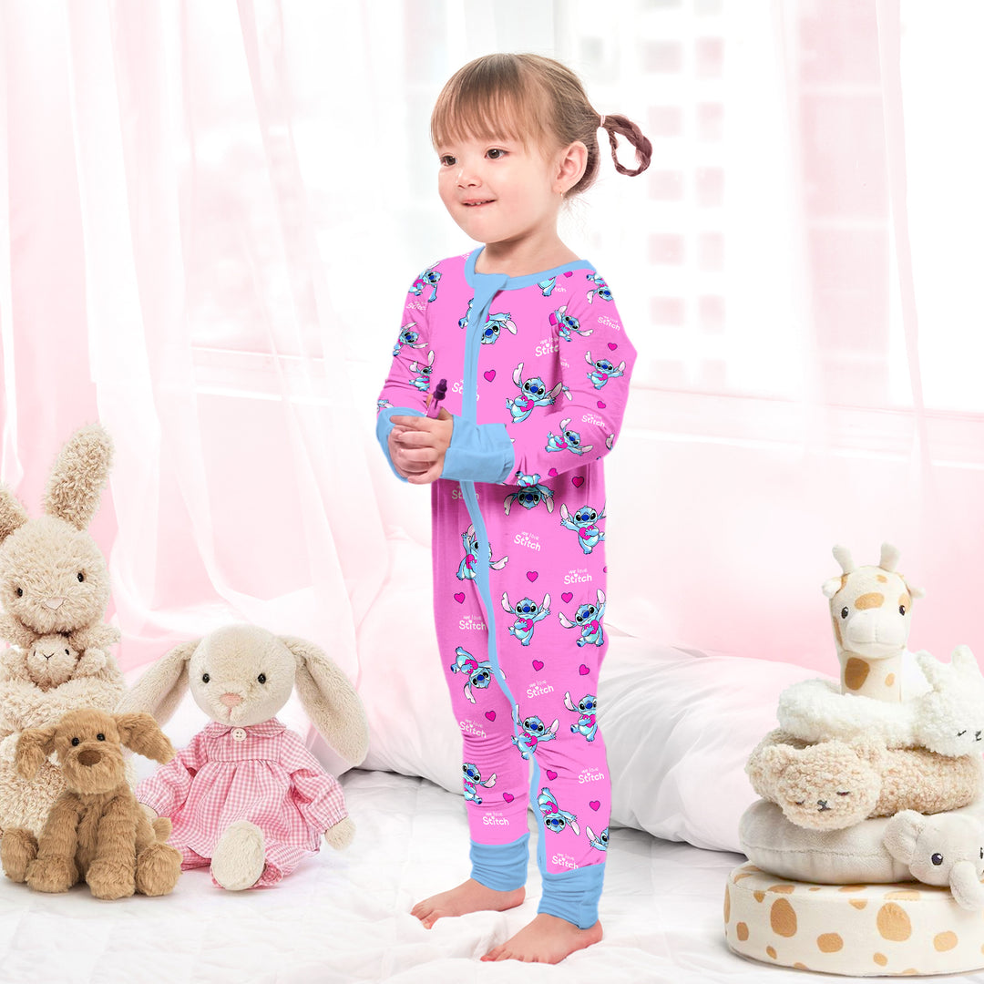 Lilo & Stitch Sweet Convertible Zippered Romper