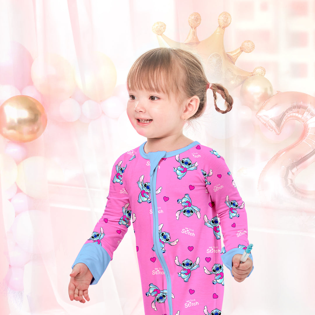 Lilo & Stitch Sweet Convertible Zippered Romper