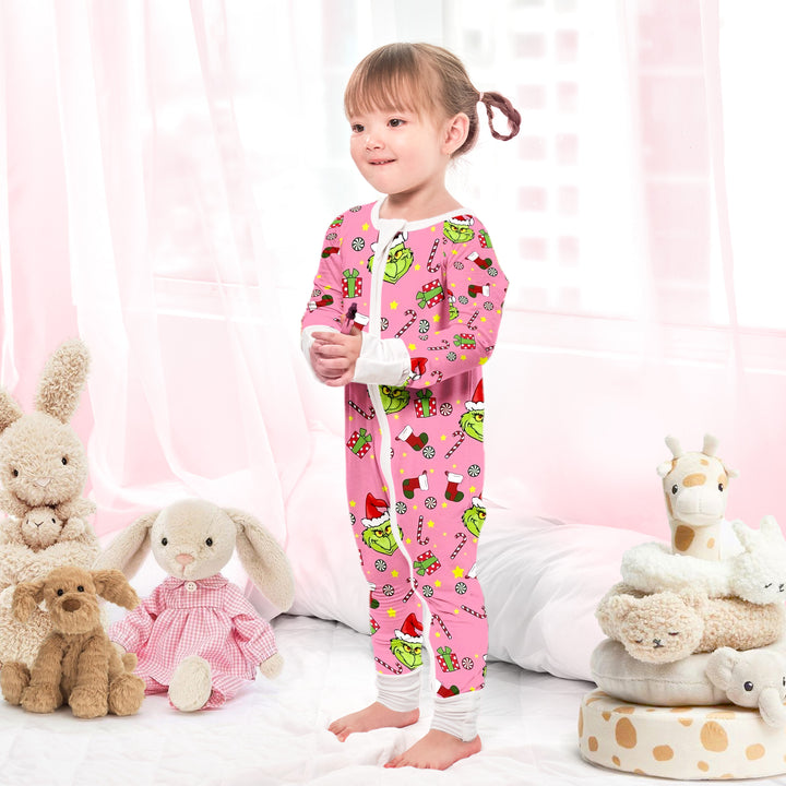 Merry and Mischievous Dr. Seuss’ The Grinch Convertible Zippered Romper