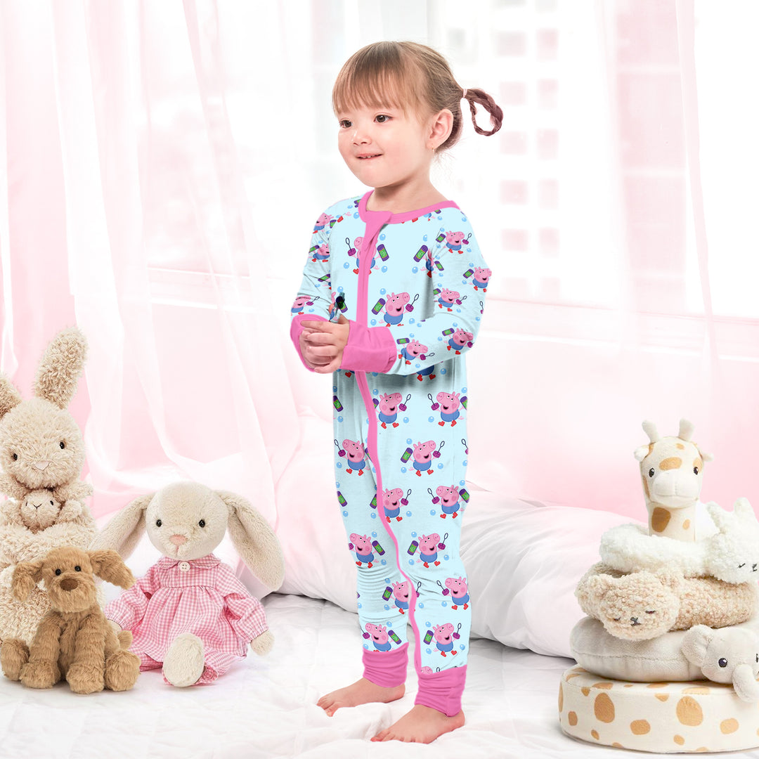 Peppa Pig Convertible Zippered Romper 2