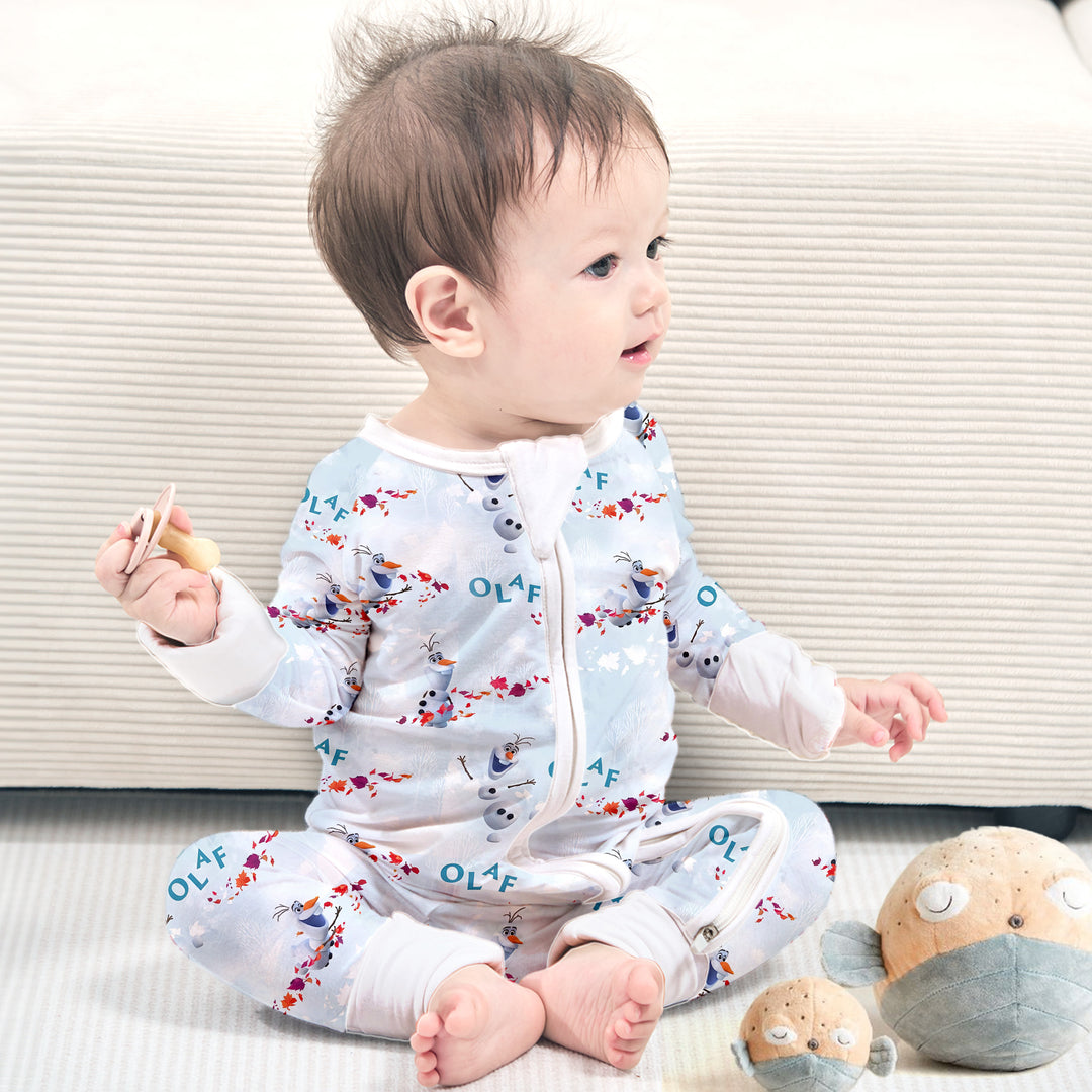 Disney Olaf Convertible Zippered Romper