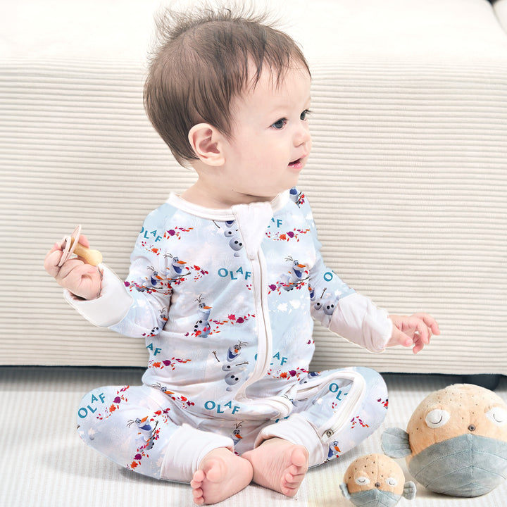 Disney Olaf Convertible Zippered Romper