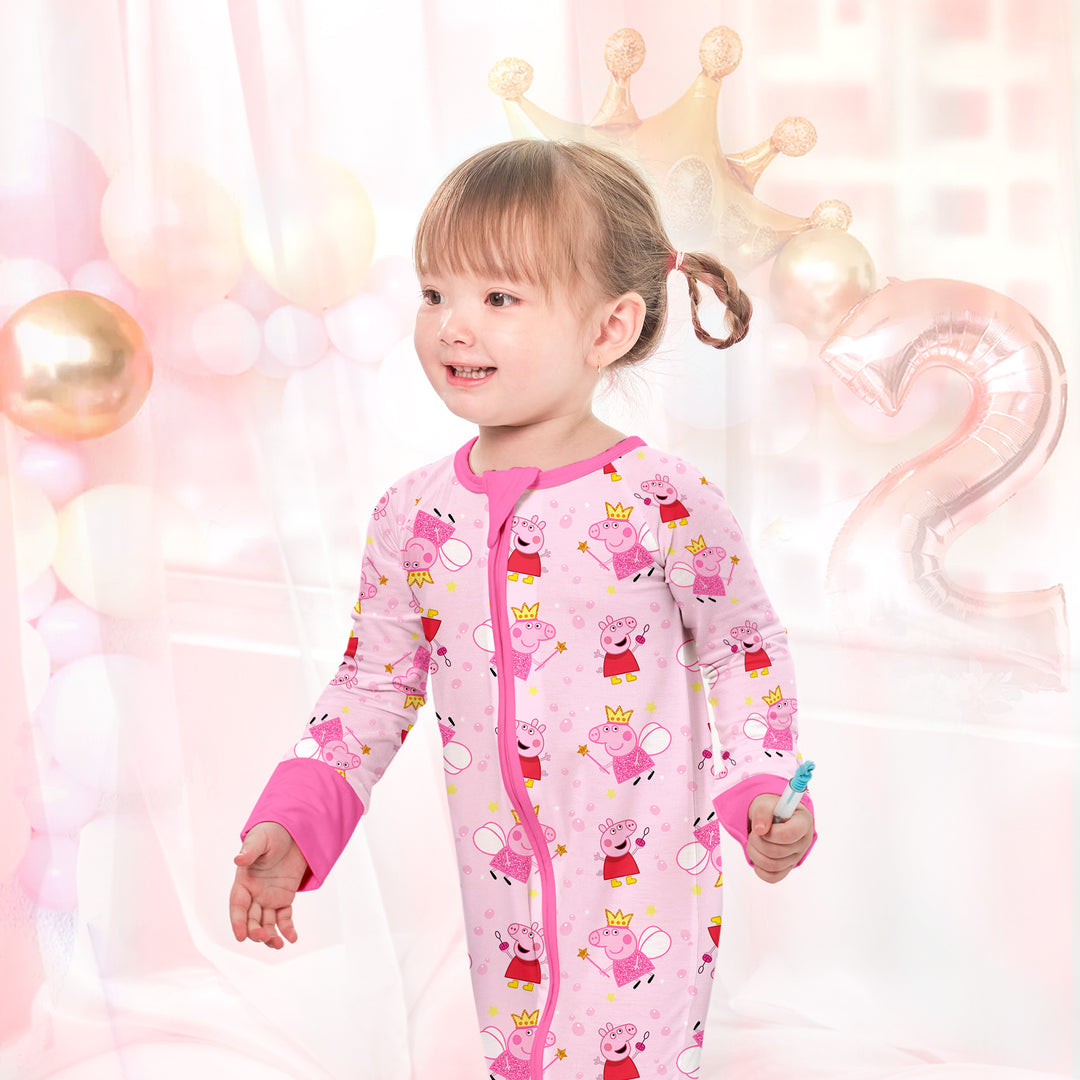 Peppa Pig Convertible Zippered Romper 3