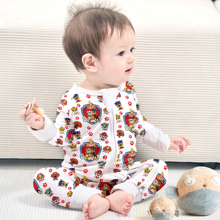 Rescue-Ready Baby PAW Patrol Convertible Zippered Romper