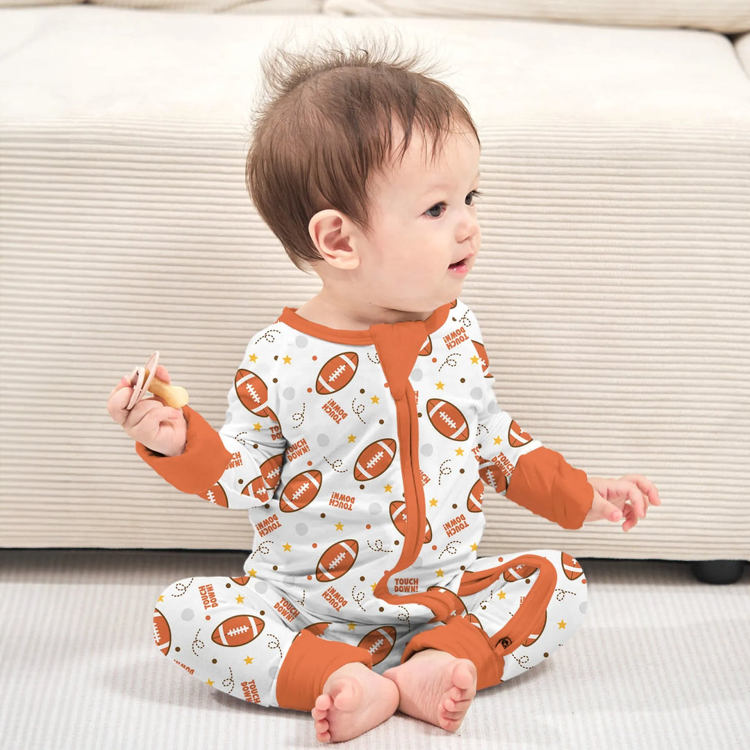 Christmas Ginger Bread Convertible Zippered Romper